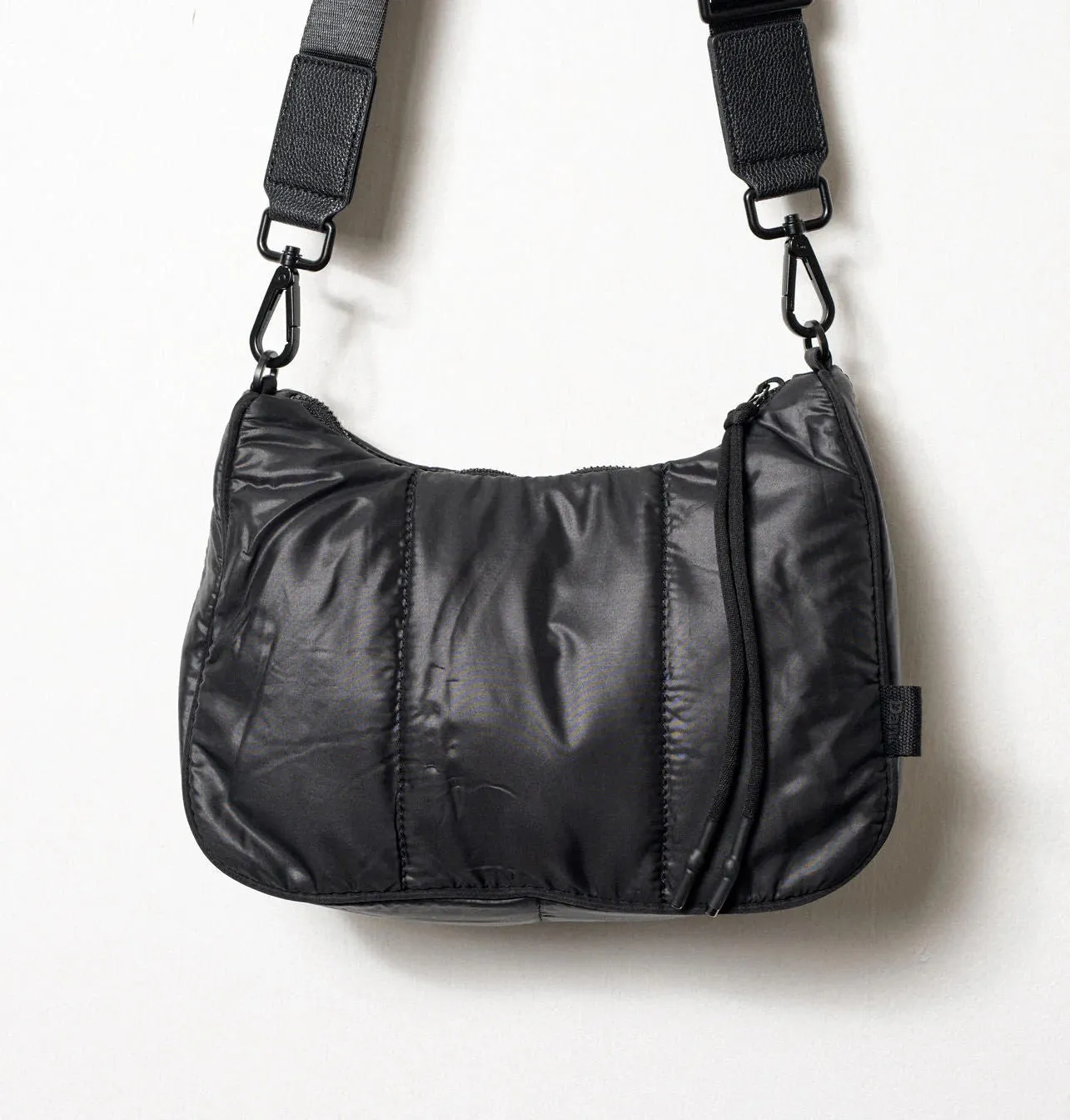 Quilt Crossbody Bag - Black