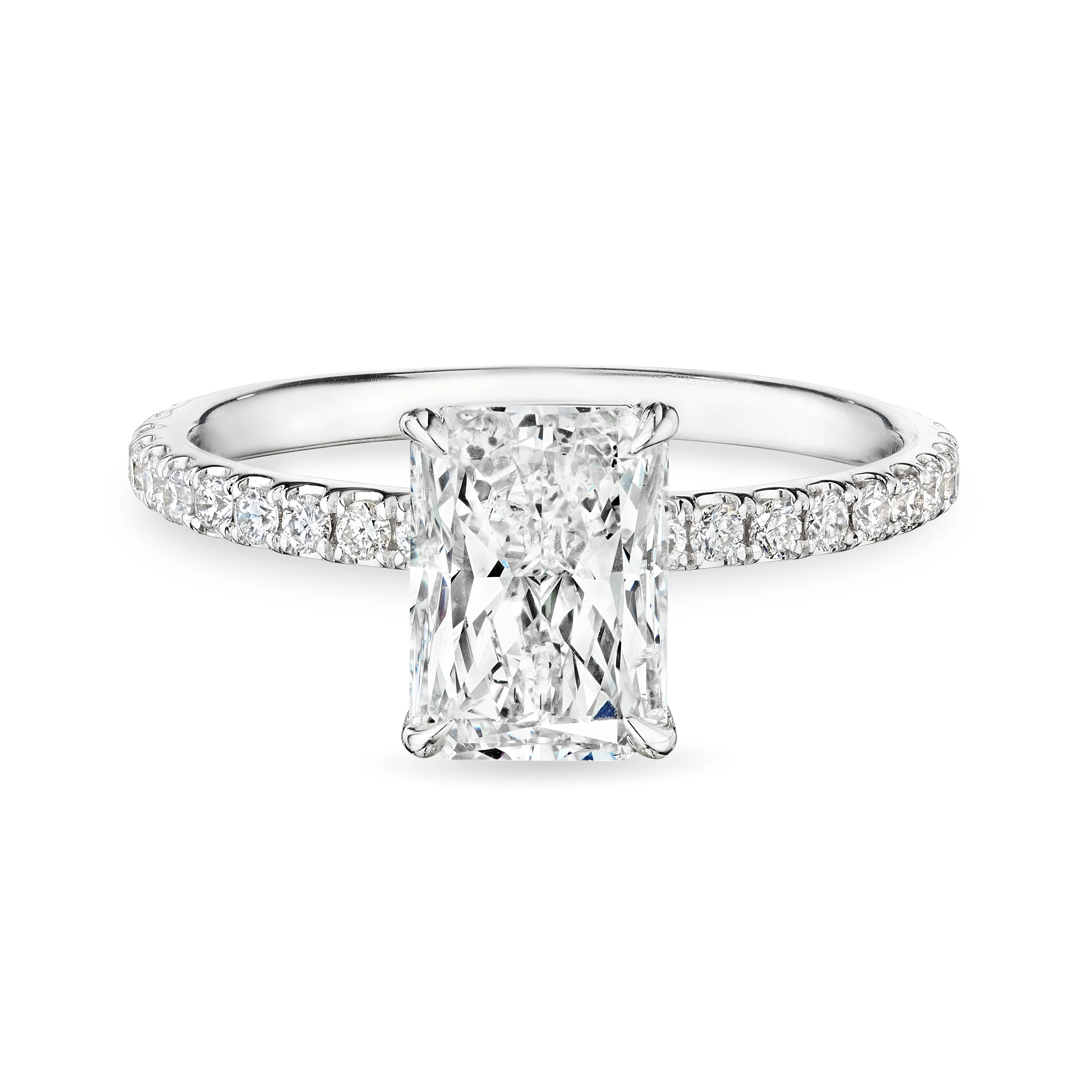 Radiant Cut Diamond Engagement Ring, 1.5 CT