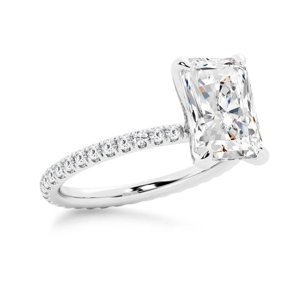 Radiant Cut Engagement Ring