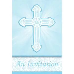 Radiant Invitation Cards - Blue