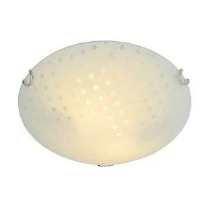 Radiant Lighting RC94CH Dots Street Ceiling Light 400mm Chrome JE15 DOTS