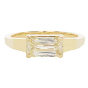 Radiant Yellow Diamond Ring