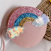 Rainbow Glitter Crossbody Bag