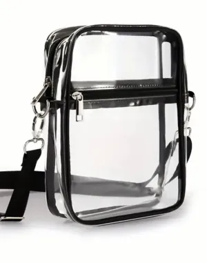 Rebecca - Clear Stadium Crossbody Bag