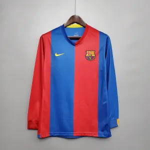 Retro Barcelona 06/07 Long sleeve home S-XXL