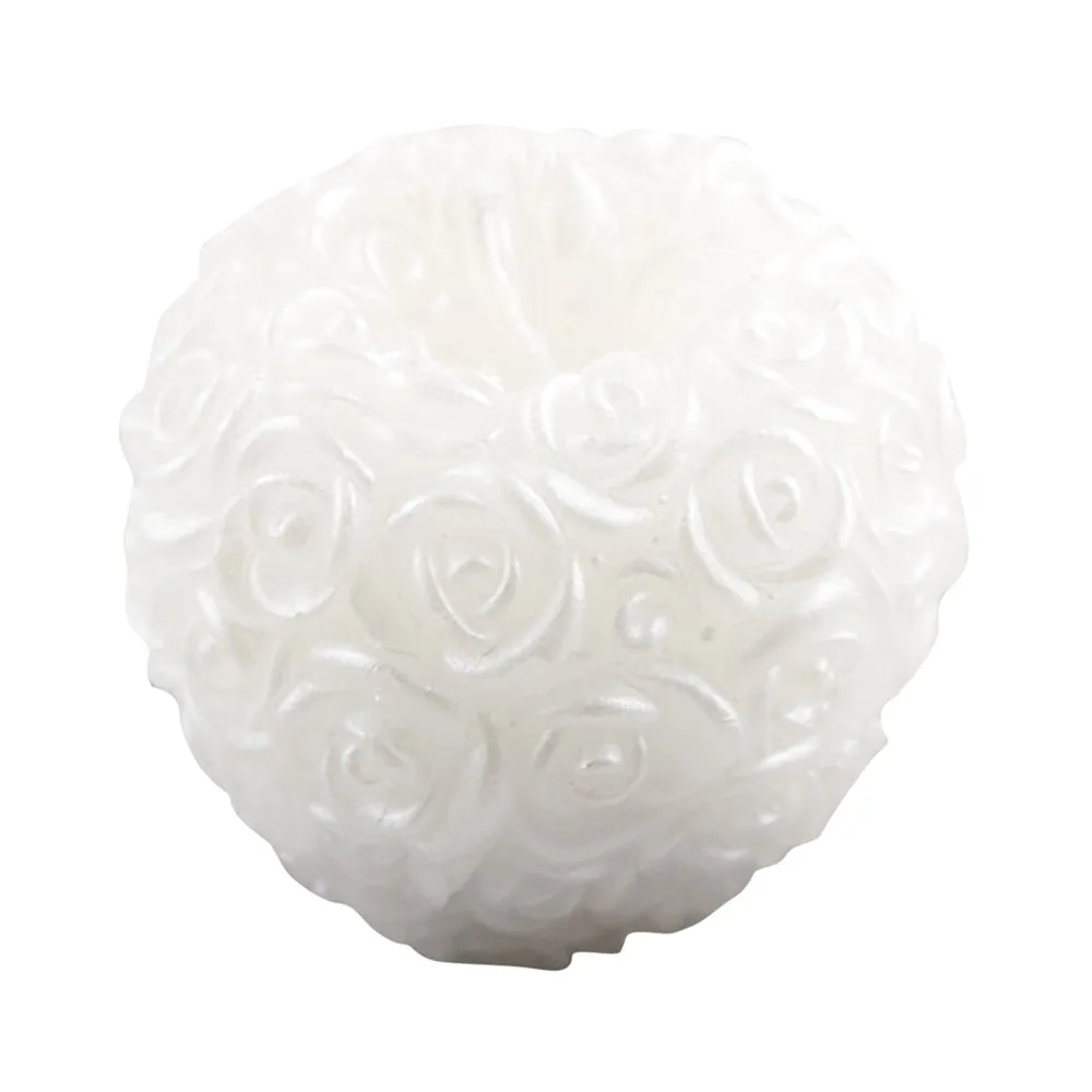 Rose Shaped Scented Ball Candle For Home Decoration Or A Gift