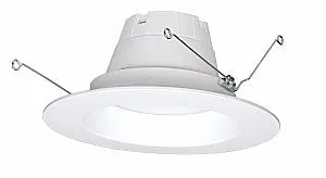 Satco S9315 - LED Downlight Retrofit - 5-6 Inch - 9 Watt - 5000 Kelvin - White Finish