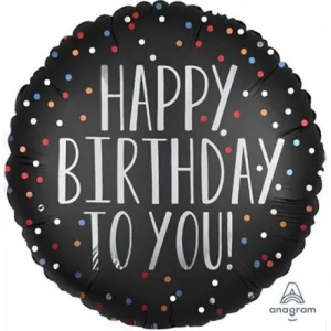 Satin HBD to You Foil Balloon - 45cm