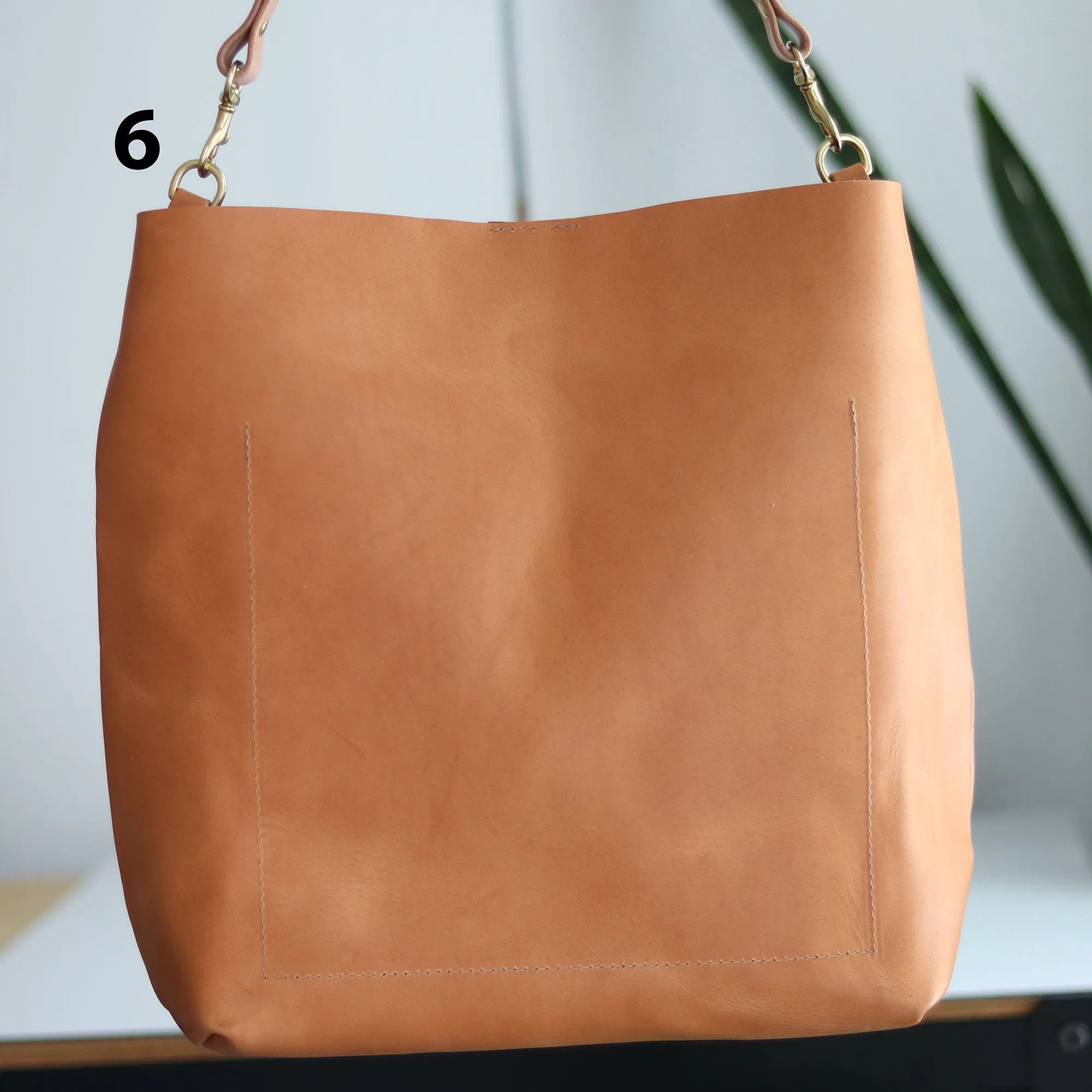 Seconds Sale - Leather Day Bag - Beige