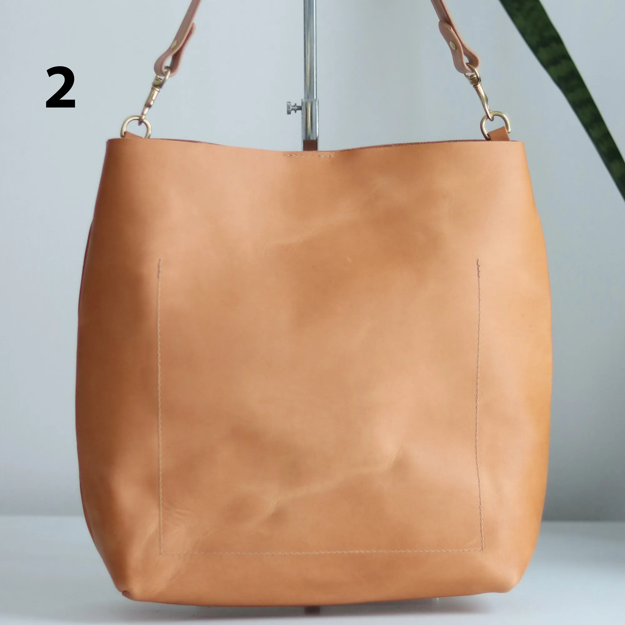 Seconds Sale - Leather Day Bag - Beige