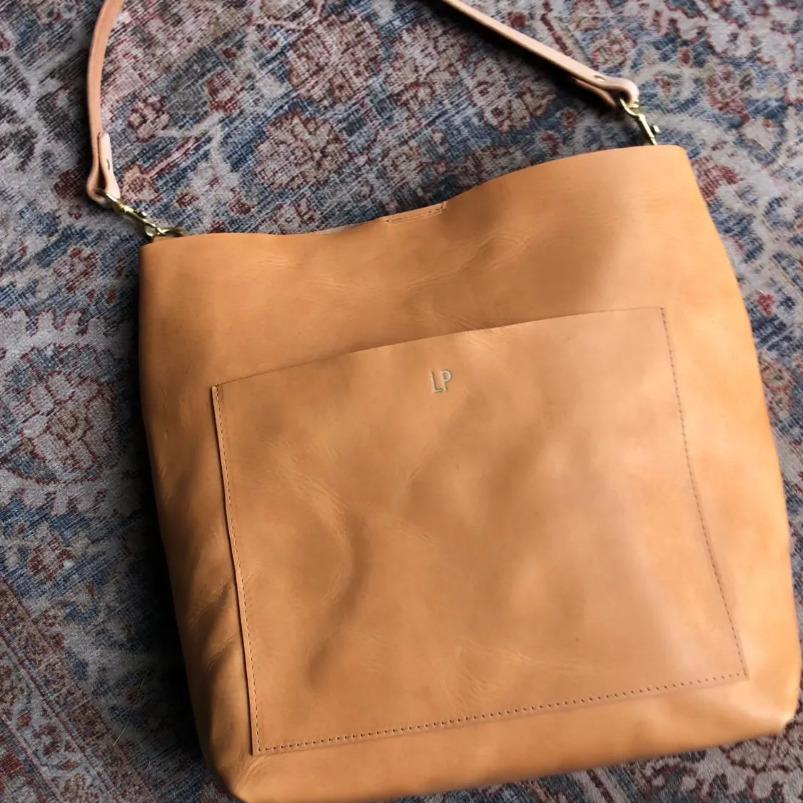 Seconds Sale - Leather Day Bag - Beige