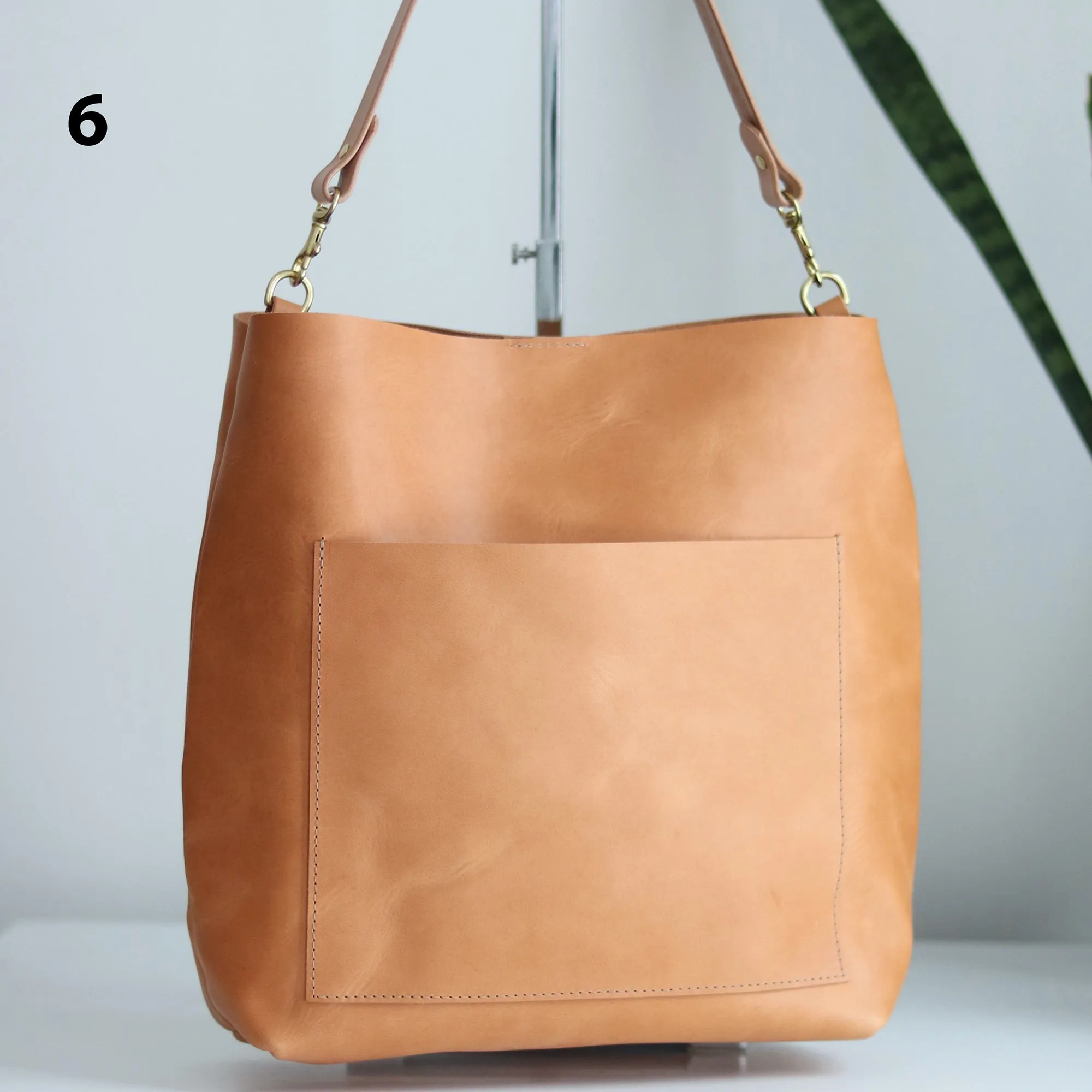 Seconds Sale - Leather Day Bag - Beige