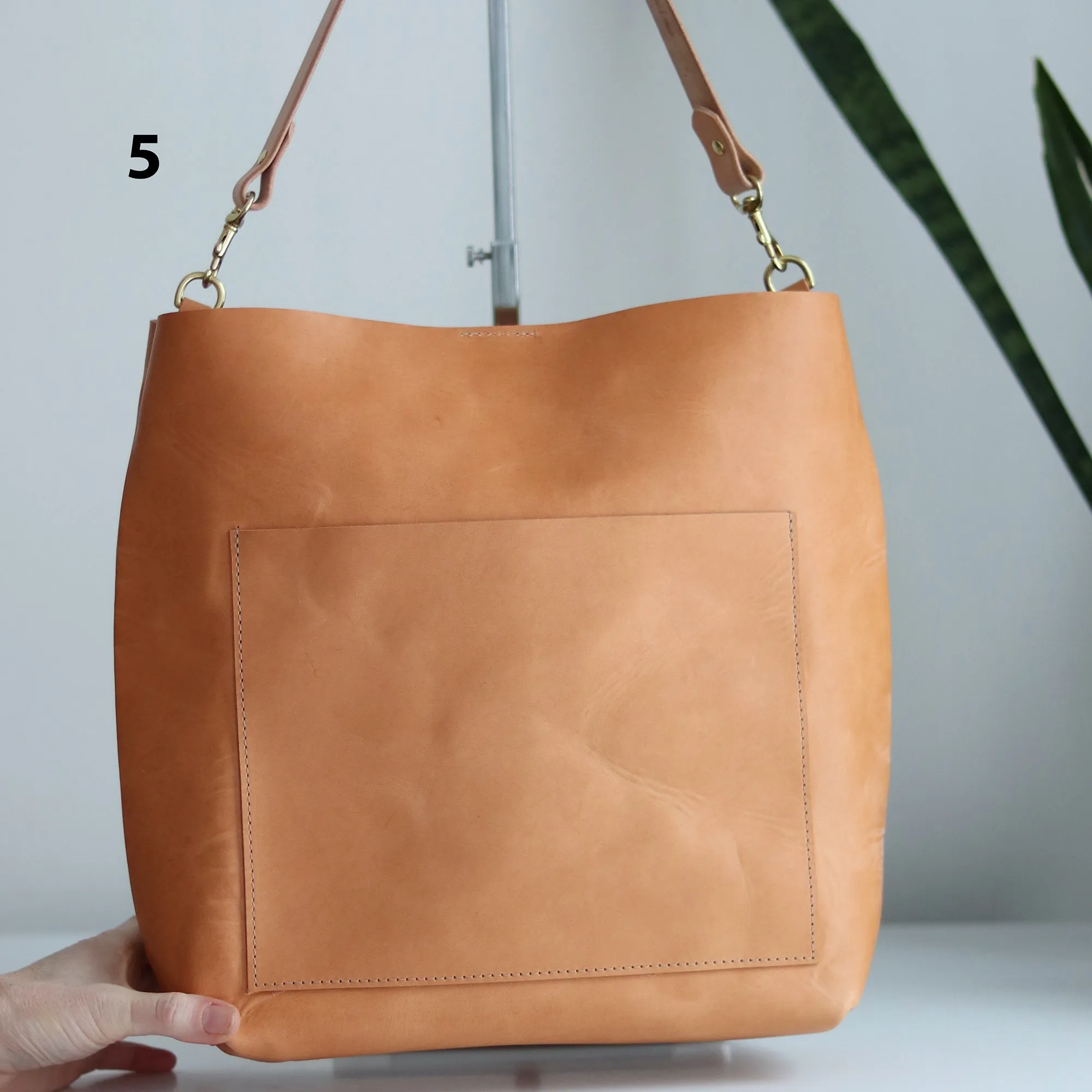 Seconds Sale - Leather Day Bag - Beige