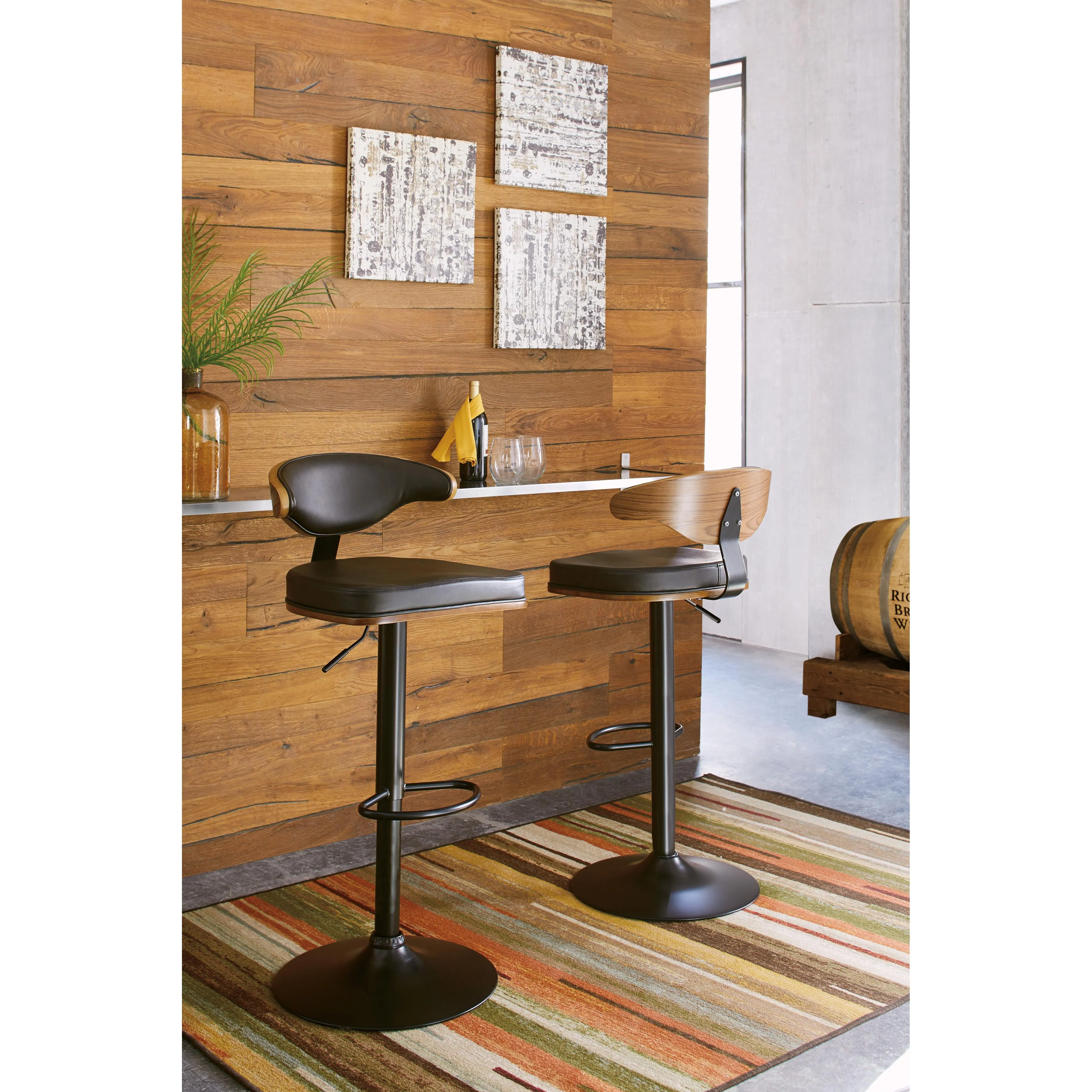 Signature Design by Ashley Bellatier Adjustable Height Stool D120-330