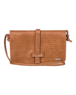 Singing Waves Crossbody Bag in Camel