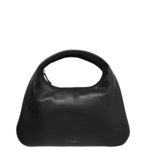 Small Everyday Shoulder Bag, Grained, Black