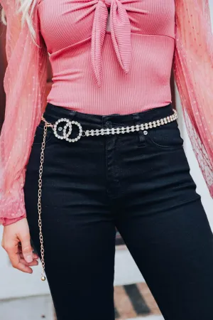 So Exclusive Rhinestone Chain Belt