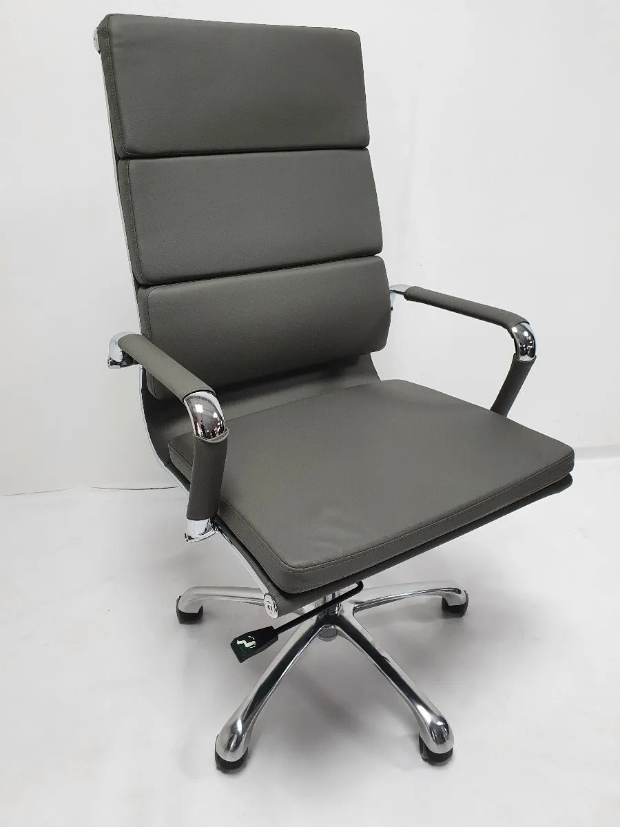 Soft Pad Style High Back Executive Office Chair Grey HB-A13SP-GR