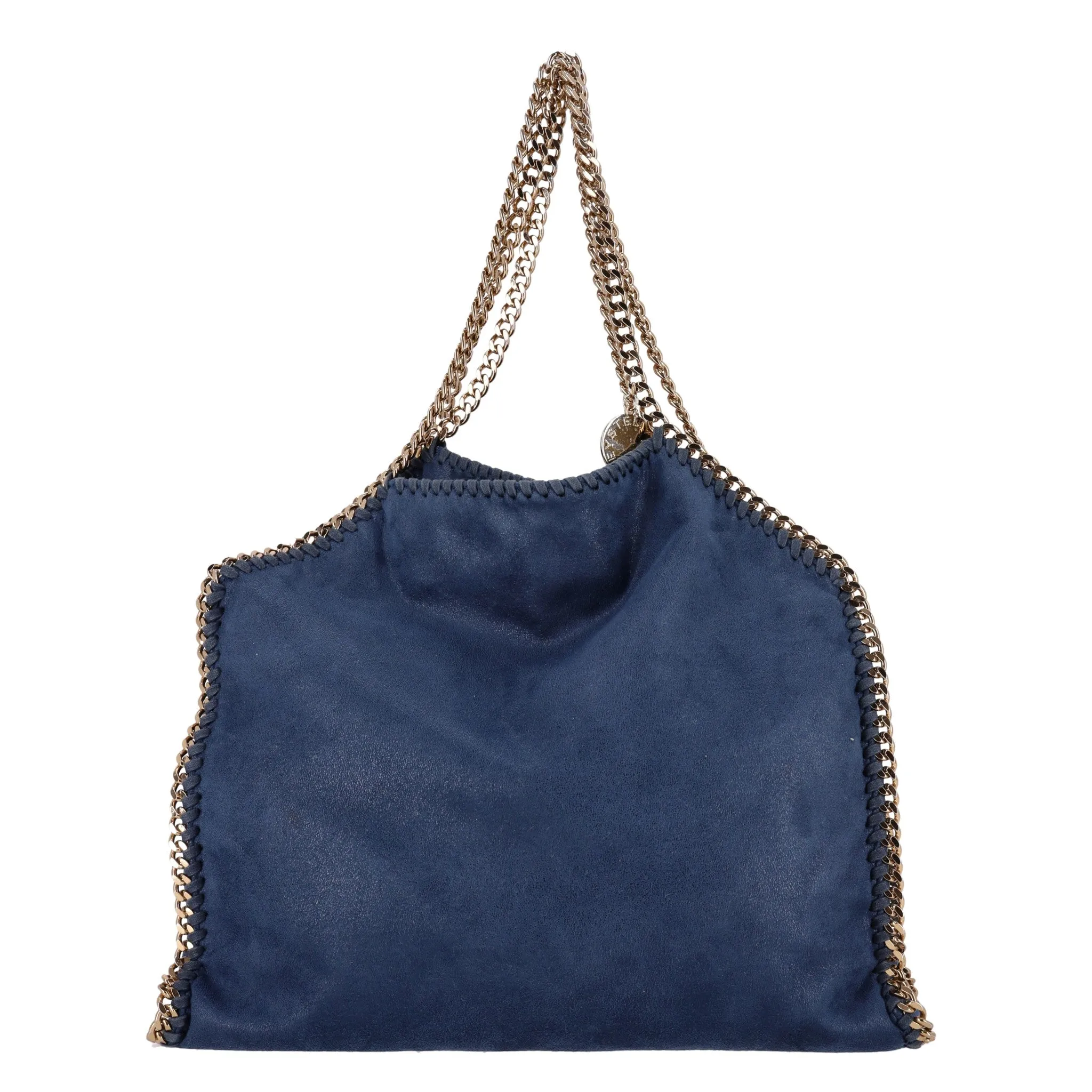 Stella McCartney Vegan Leather Falabella Chain-Link Tote Bag & Matching Pouch