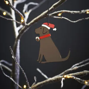 Sweet William | Christmas Tree Decoration - Chocolate Labrador