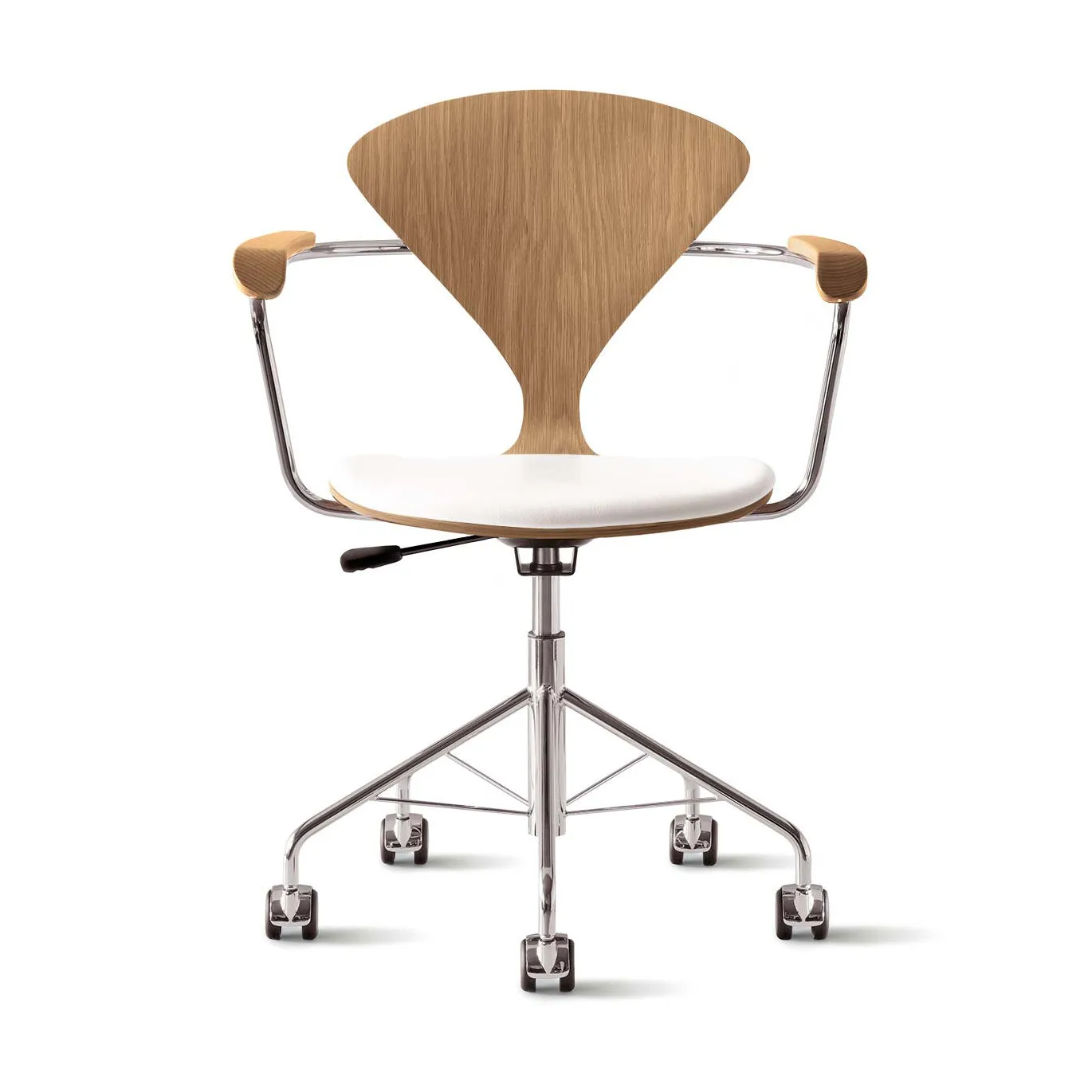 Task Office Chair with Arms - Upholstered Seat