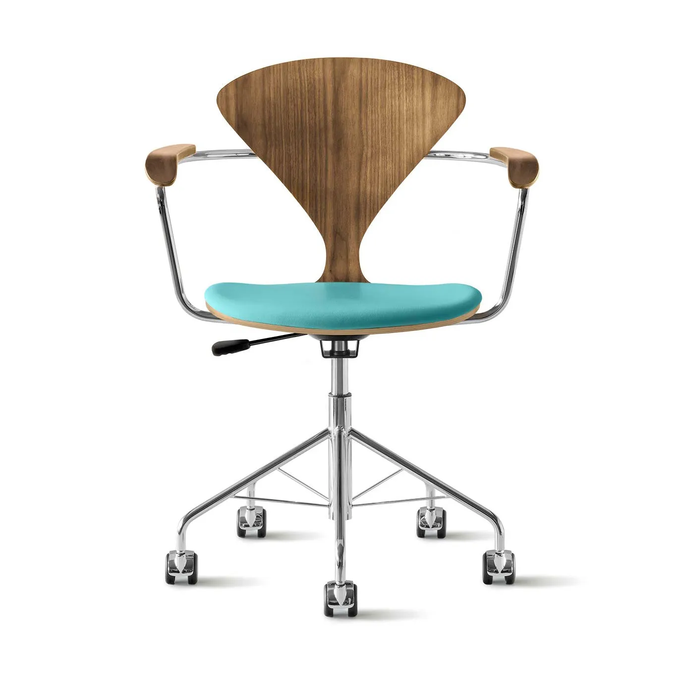 Task Office Chair with Arms - Upholstered Seat