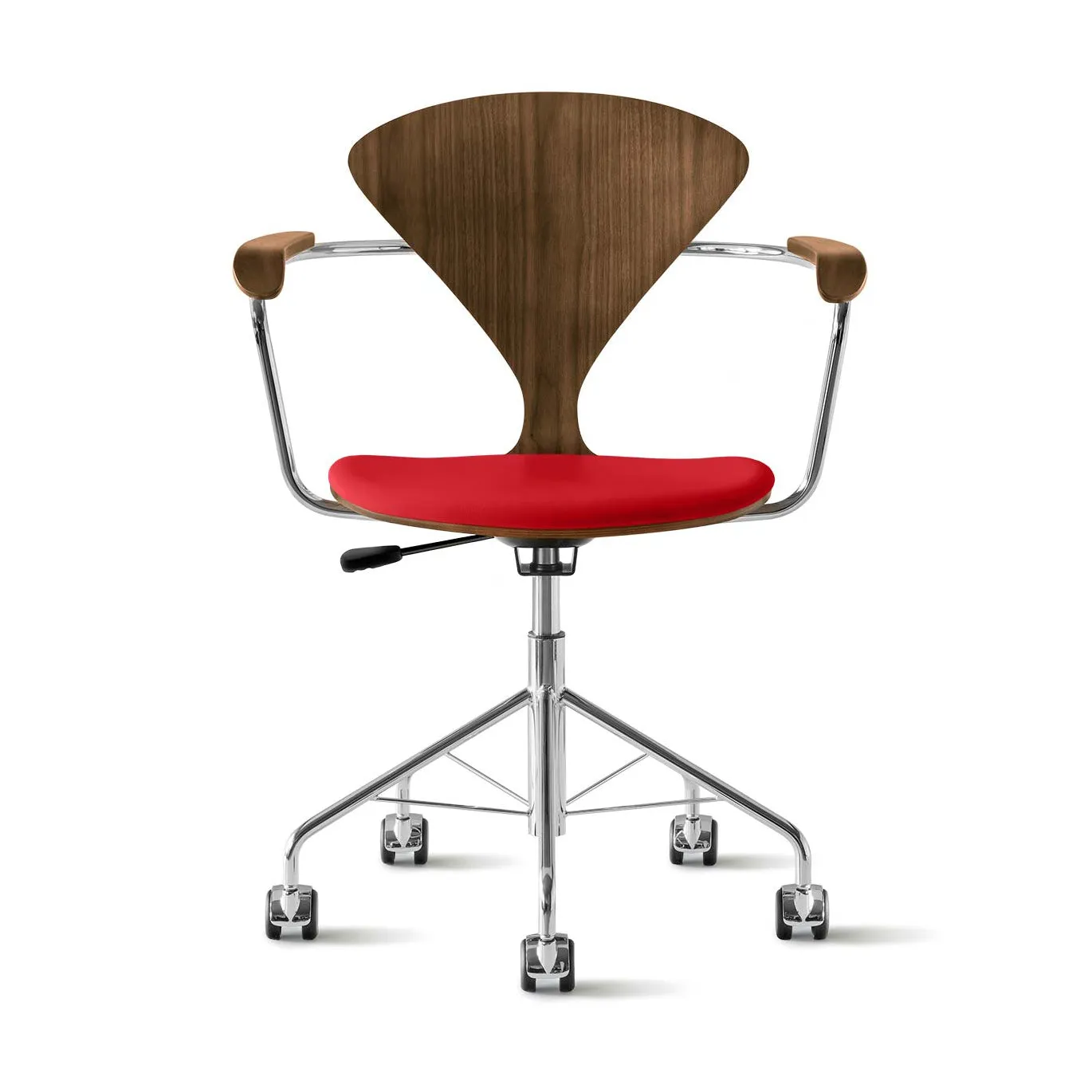 Task Office Chair with Arms - Upholstered Seat