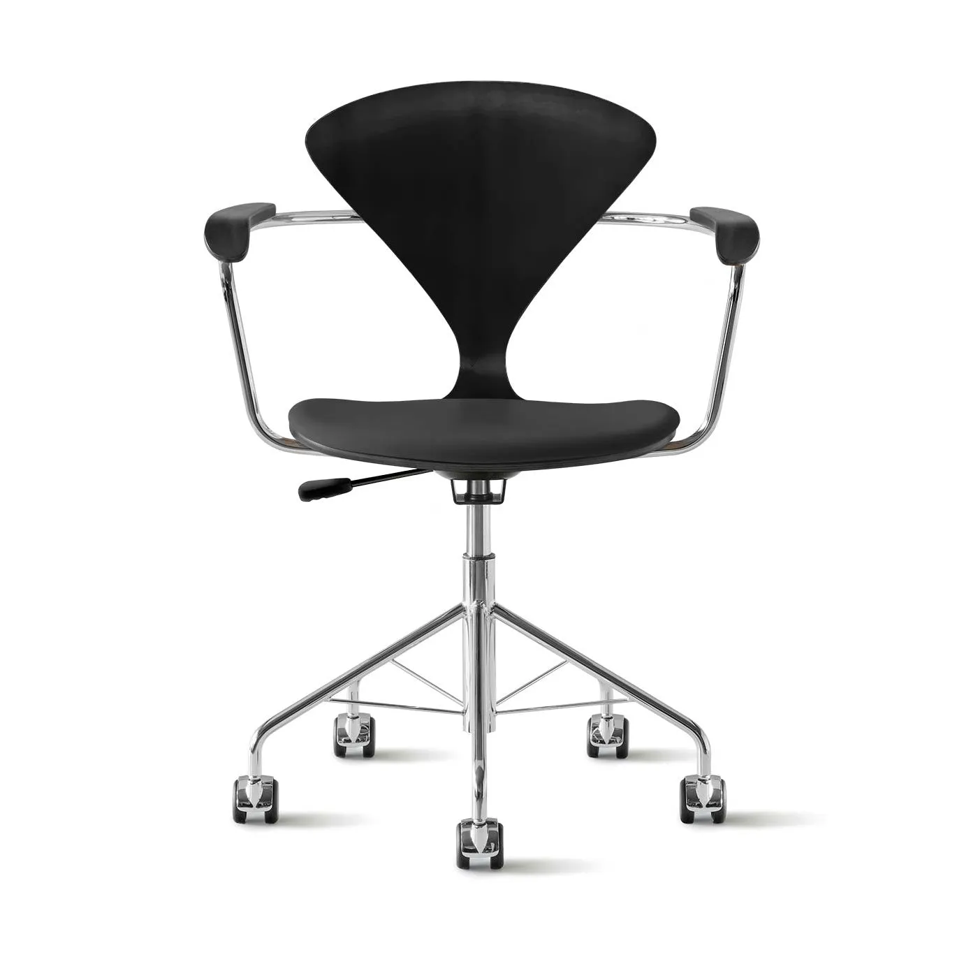 Task Office Chair with Arms - Upholstered Seat