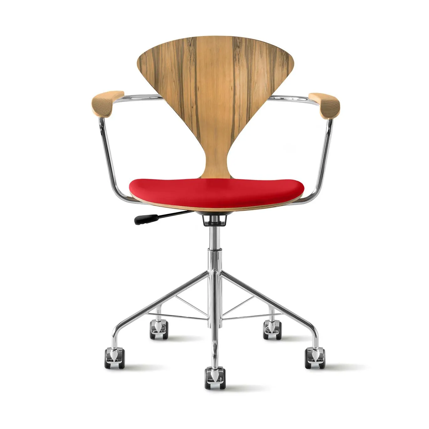 Task Office Chair with Arms - Upholstered Seat