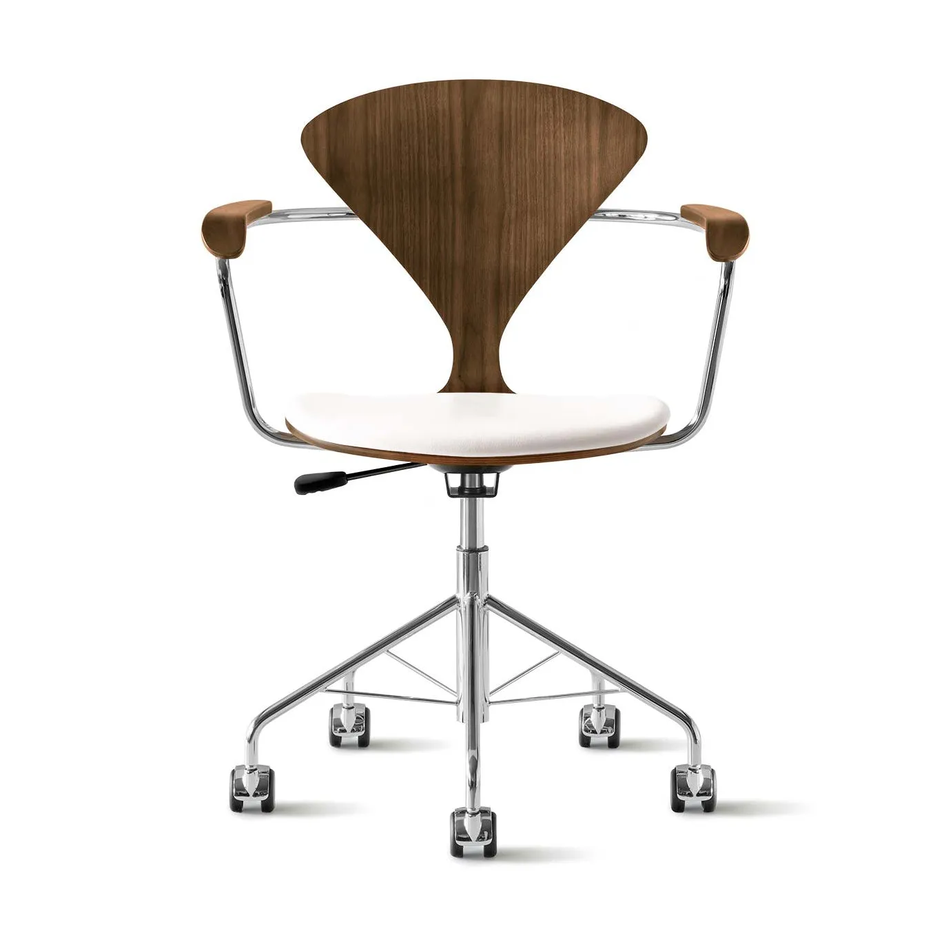 Task Office Chair with Arms - Upholstered Seat