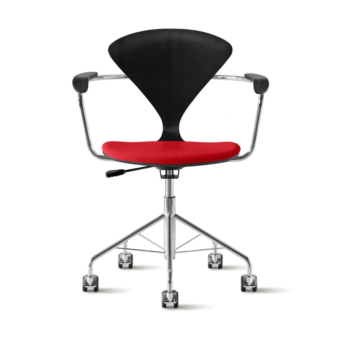 Task Office Chair with Arms - Upholstered Seat