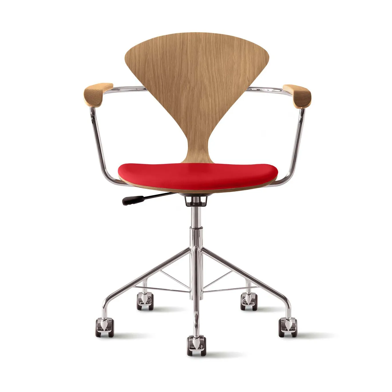 Task Office Chair with Arms - Upholstered Seat