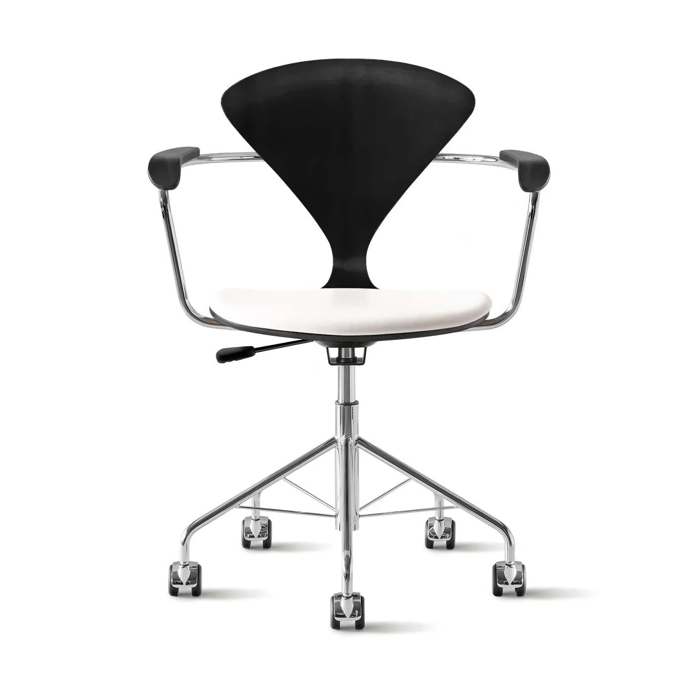 Task Office Chair with Arms - Upholstered Seat