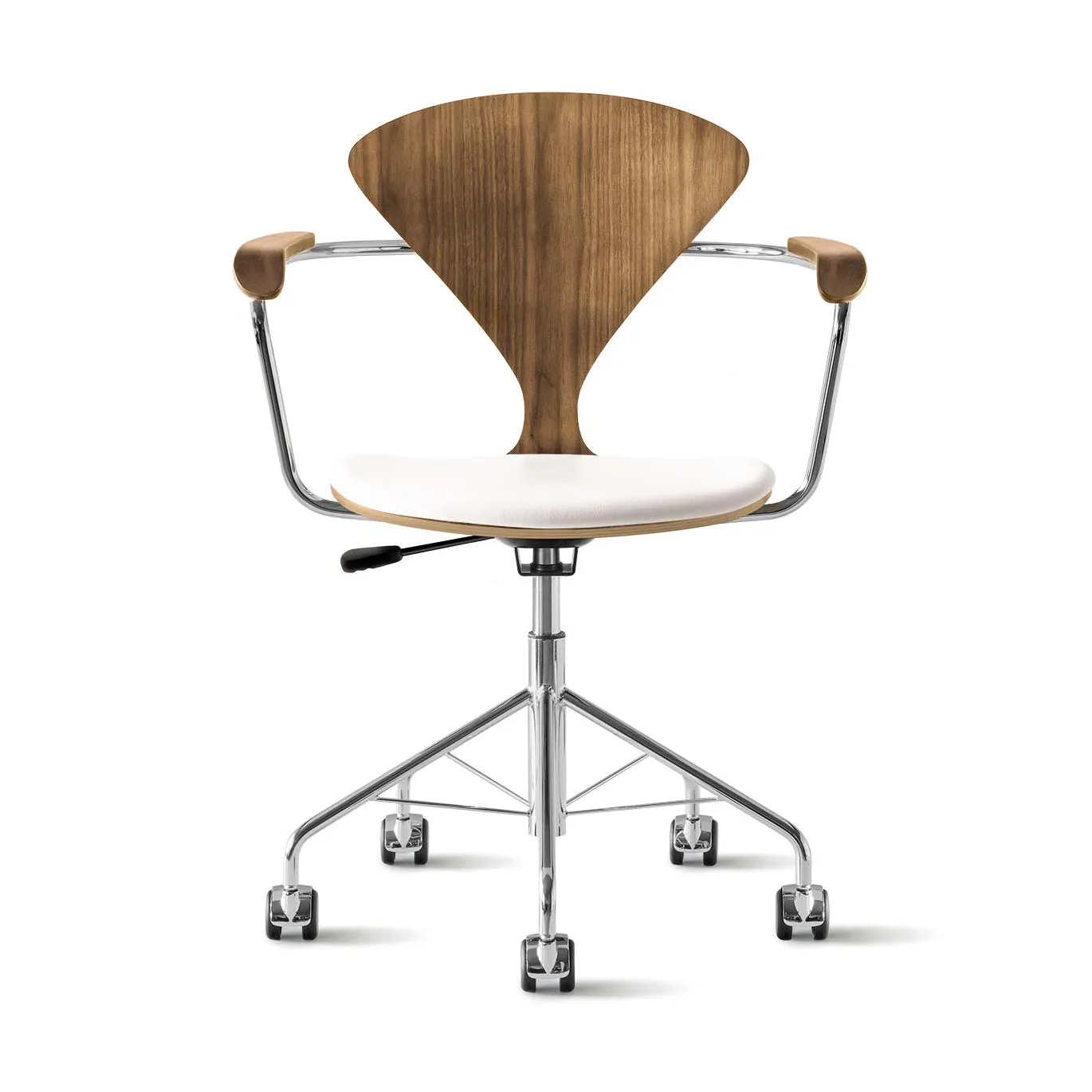 Task Office Chair with Arms - Upholstered Seat