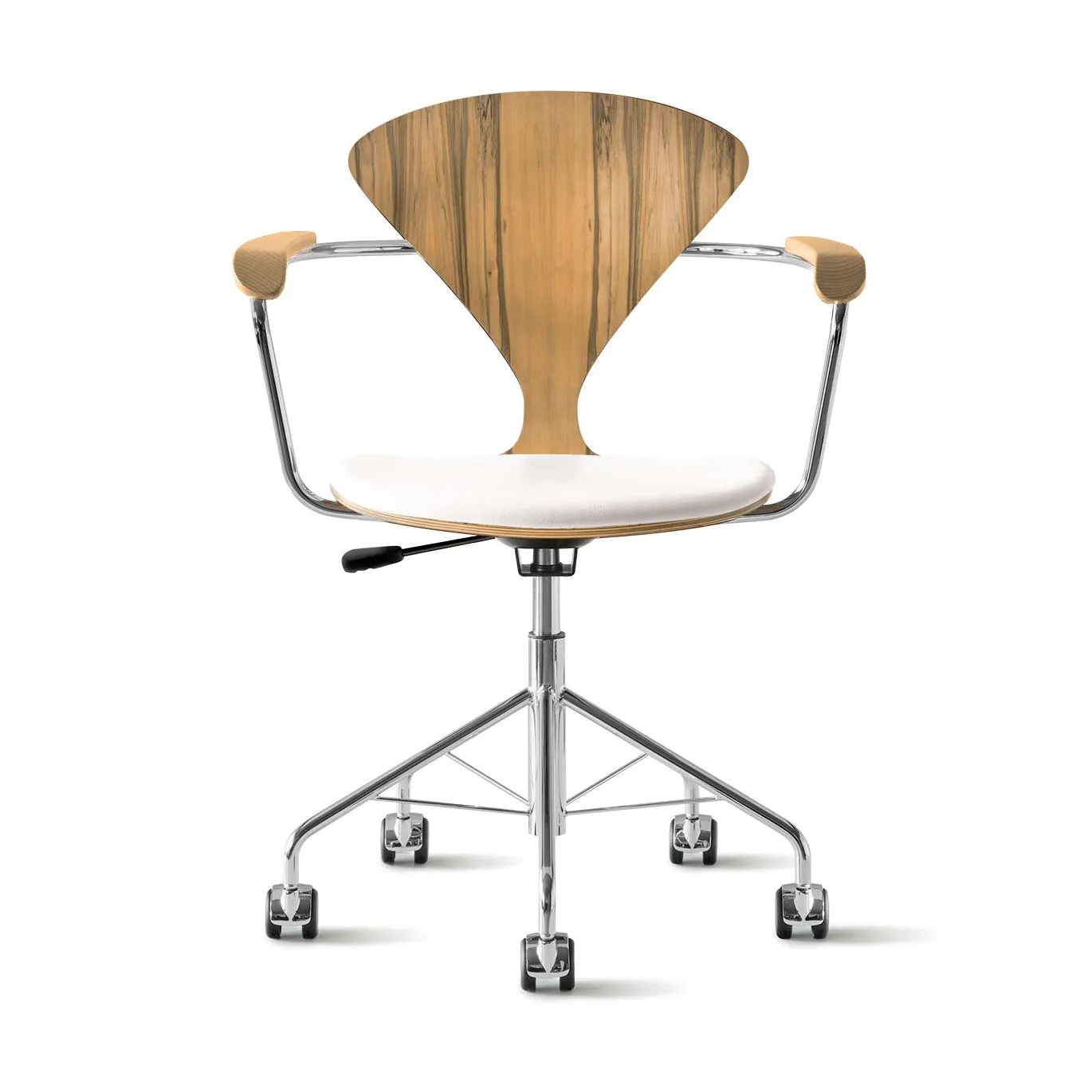 Task Office Chair with Arms - Upholstered Seat