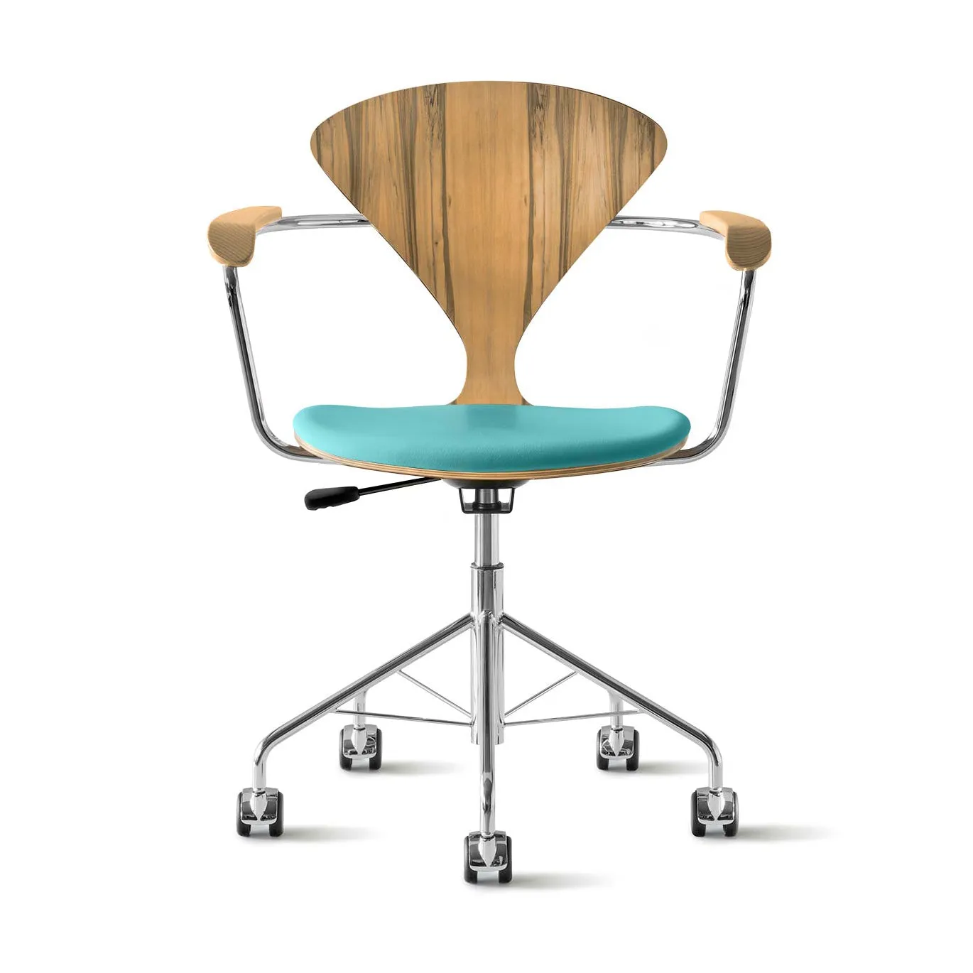 Task Office Chair with Arms - Upholstered Seat