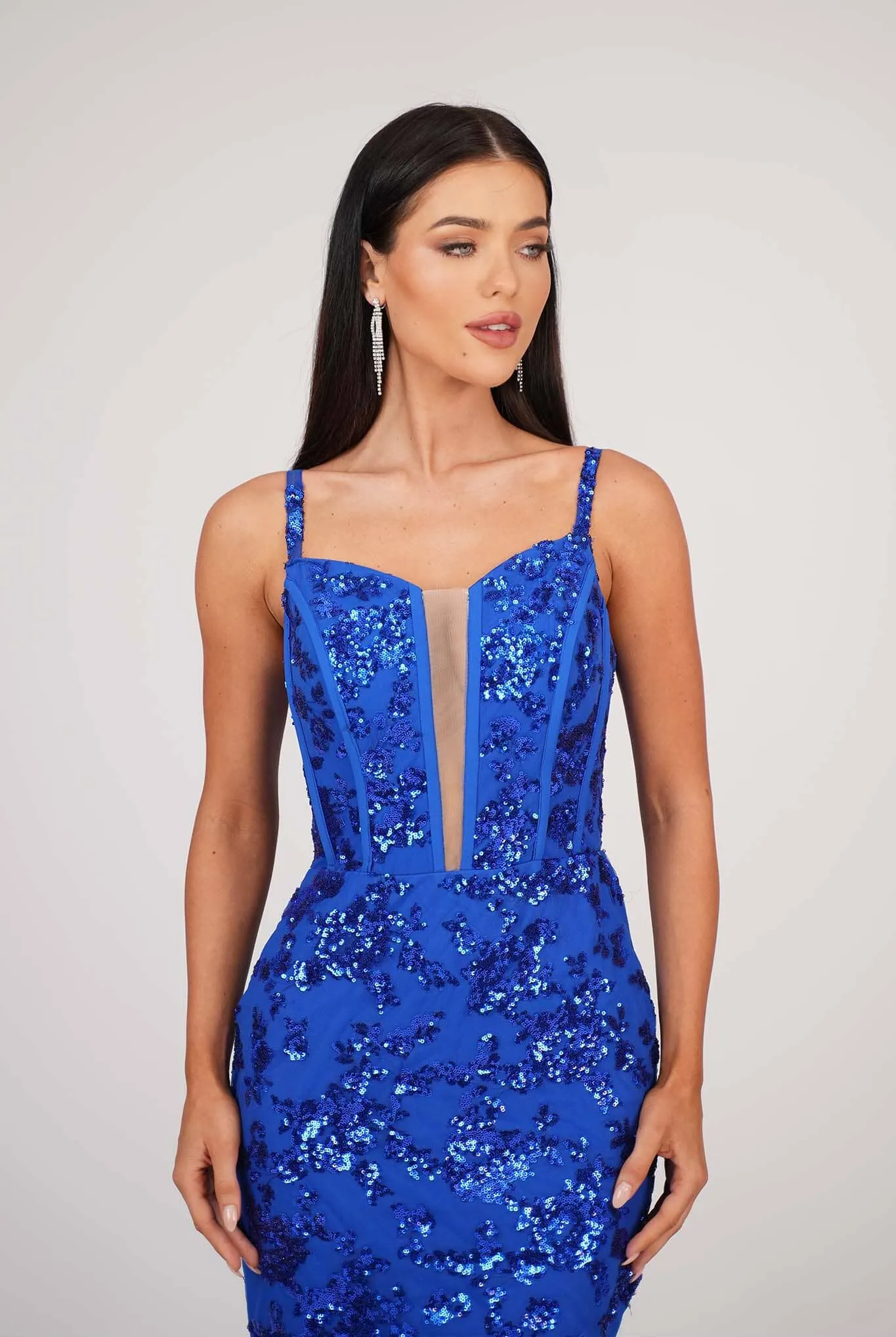 Tatiana Corset Gown - Royal Blue (XS - Clearance Sale)