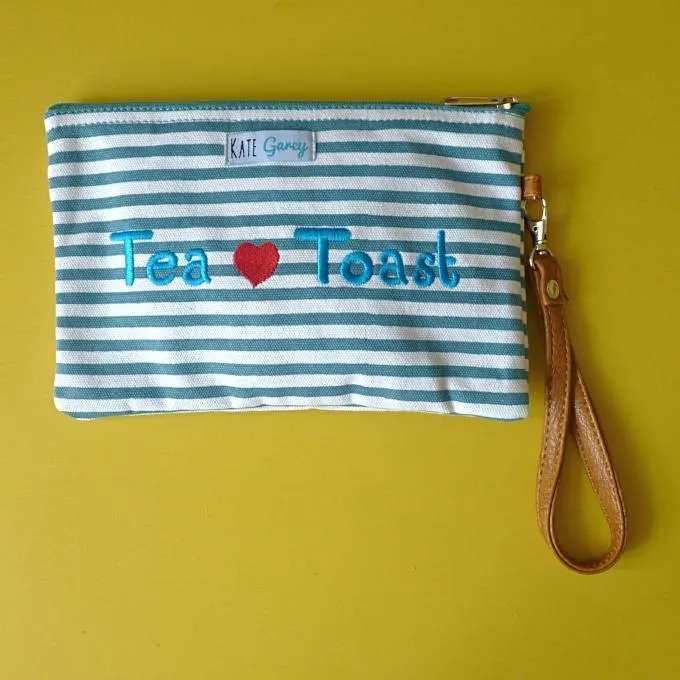 Tea & Toast Cosmetic Pouch *seconds