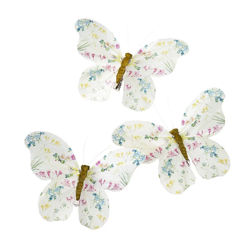 TRULY FAIRY PACK OF 6 BUTTERFLY CLIPS