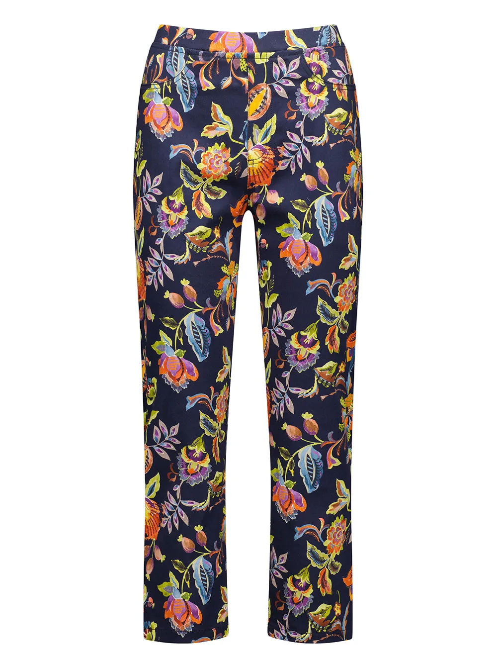 VASSALLI PRINT SLIM LEG 7/8TH PULL ON PANT