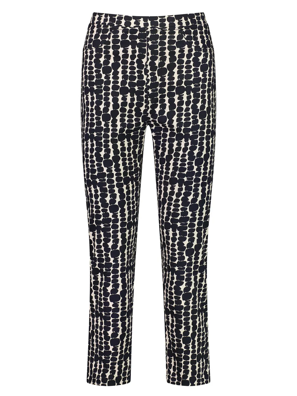 VASSALLI PRINT SLIM LEG 7/8TH PULL ON PANT