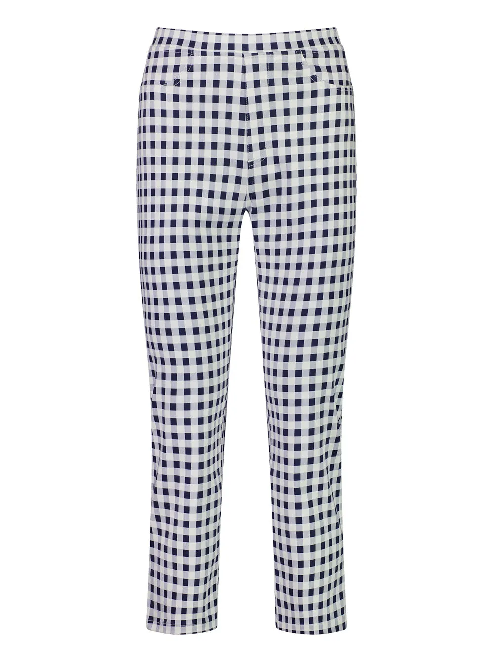 VASSALLI PRINT SLIM LEG 7/8TH PULL ON PANT