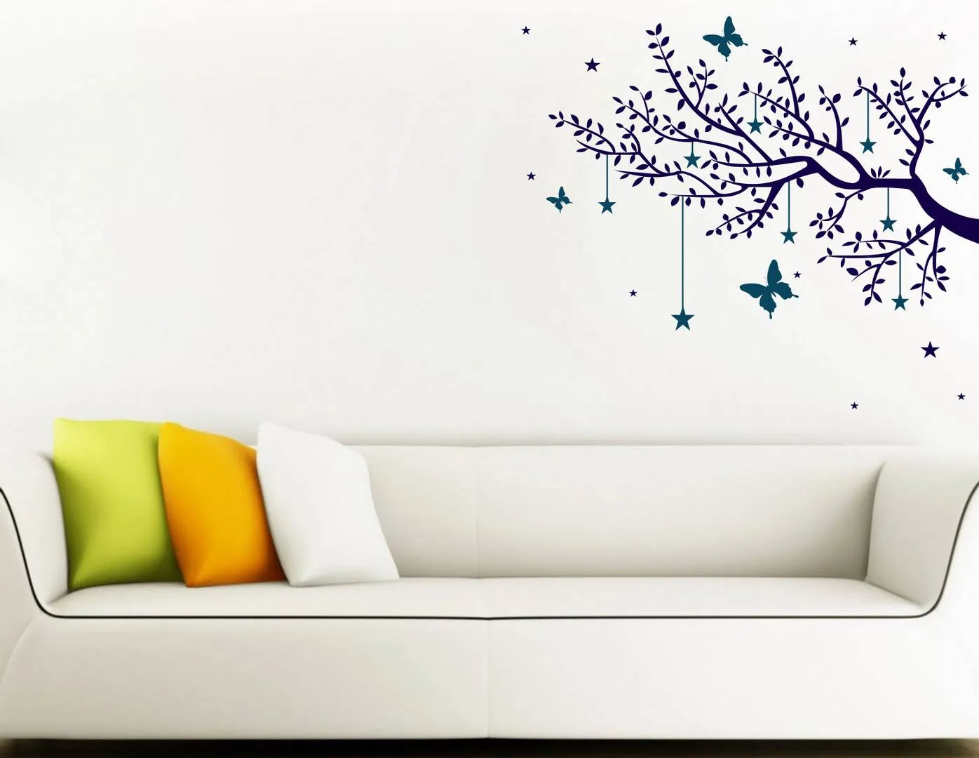 Wall Stickers | Wall Sticker For Living Room -Bedroom - Office - Home Hall Decor |Beautiful Tree 63 cmX 73 cm