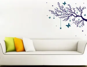 Wall Stickers | Wall Sticker For Living Room -Bedroom - Office - Home Hall Decor |Beautiful Tree 63 cmX 73 cm