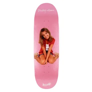 Welcome X Britney Spears Baby One More Time On Boline 2.0 Skateboard Deck Pink Glitter - 9.5"