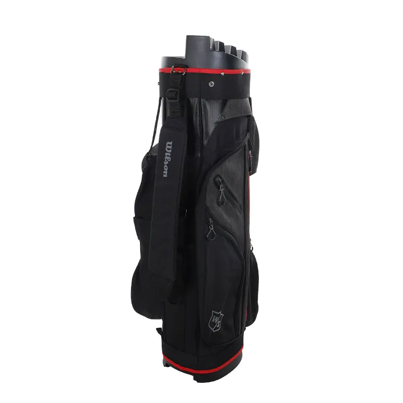 WILSON I-Lock Cart Bag (Black/Red)