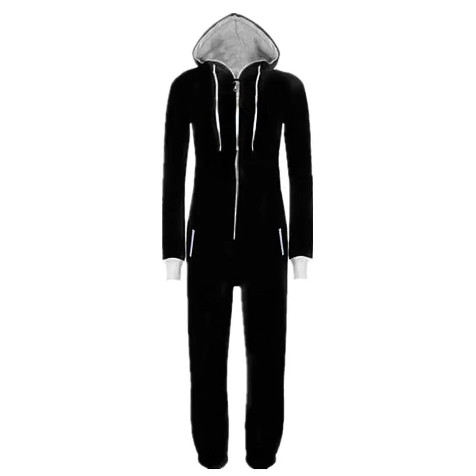 WOTOGOLD Unisex Women Men Adult Pajamas Sportswear Onesi Jumpsuit Sleepwear