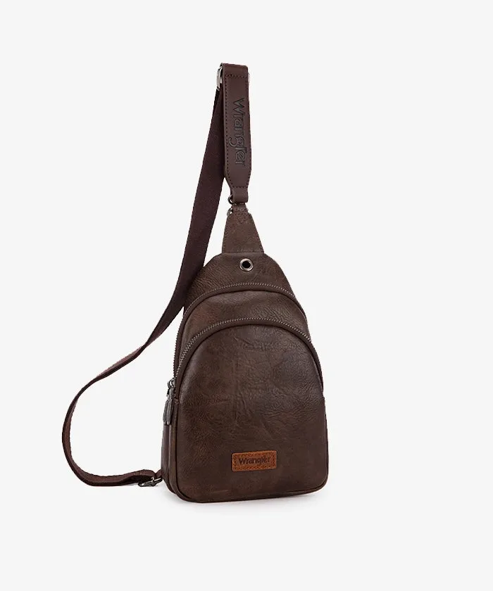 Wrangler Dual Zippered Sling Bag