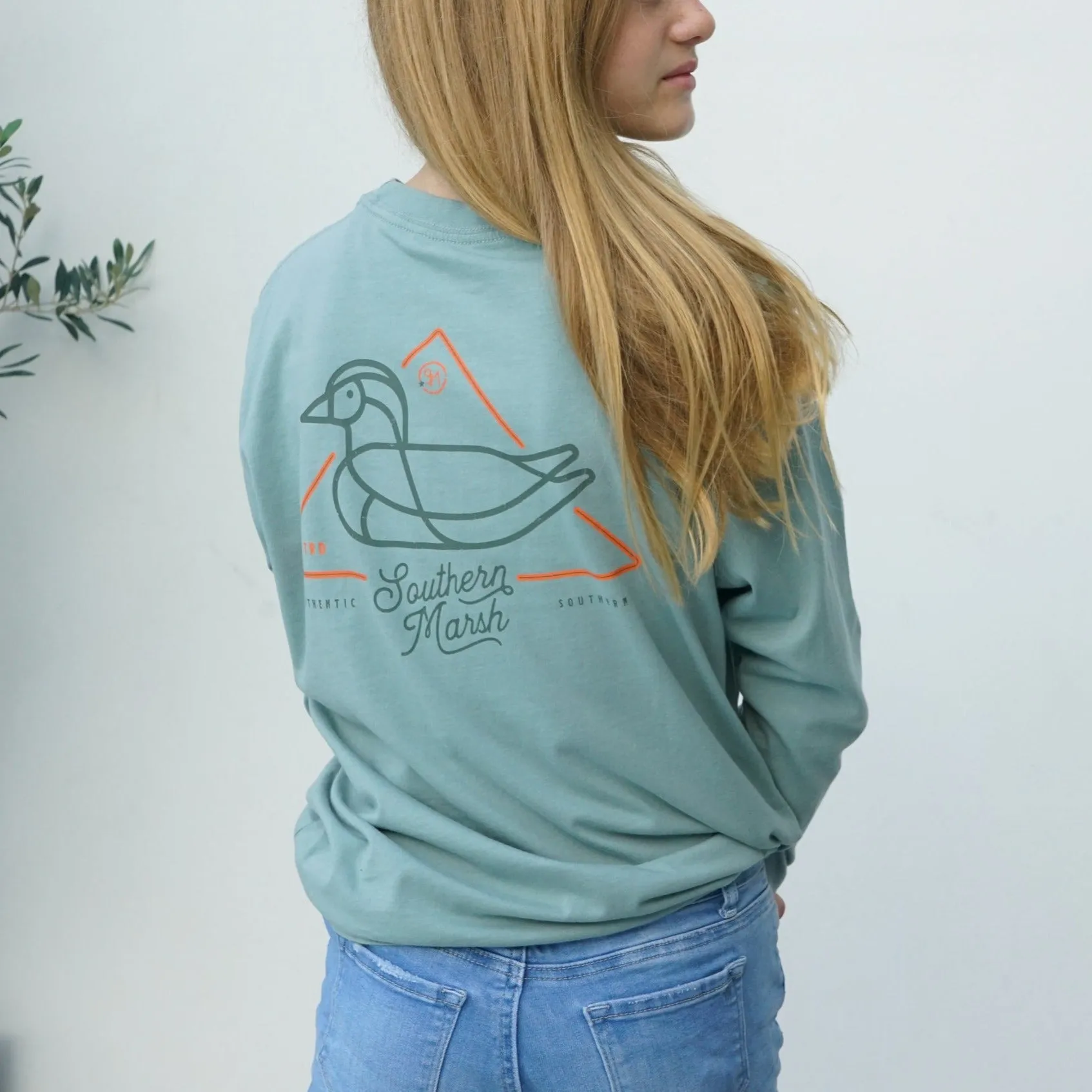 Youth Warning Duck Tee - Long Sleeve