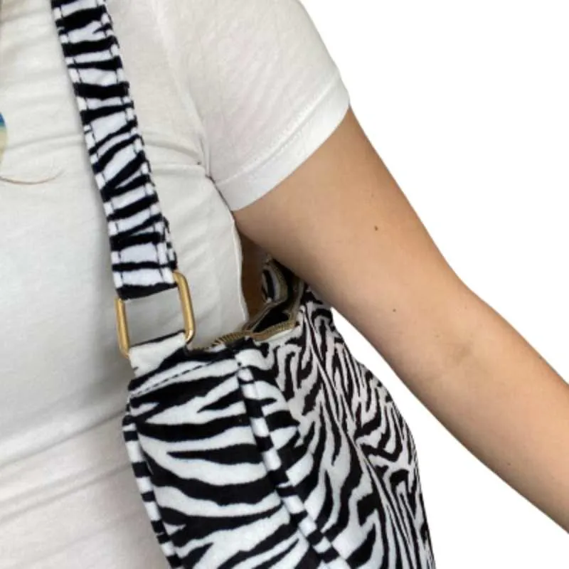 Zebra Underarm Fashion Bag